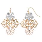 Lc Lauren Conrad Tri Tone Flower Kite Earrings, Women's, Multicolor