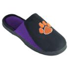 Men's Clemson Tigers Scuff Slippers, Size: Large, Black