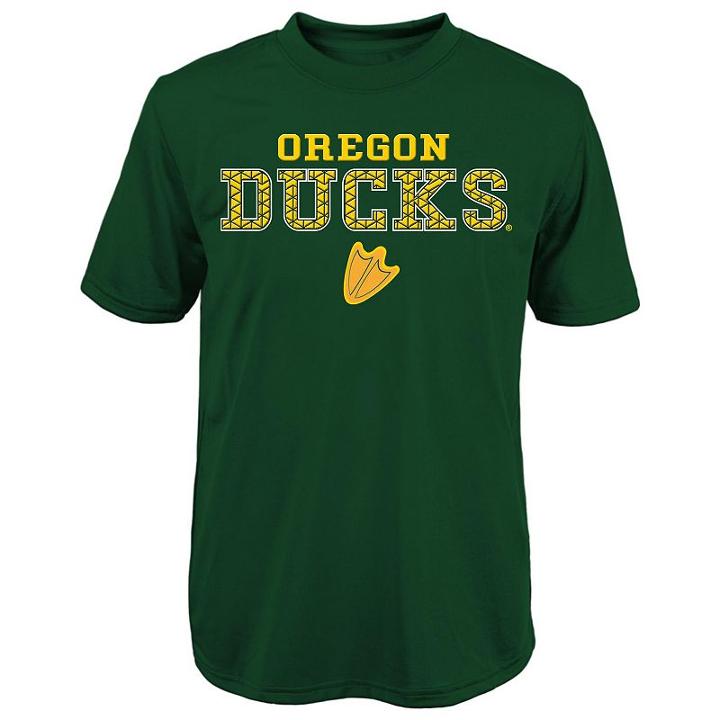 Boys 4-7 Oregon Ducks Fulcrum Performance Tee, Boy's, Size: S(4), Green