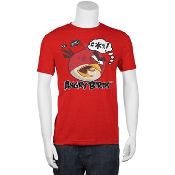 Big & Tall Angry Birds Tee, Men's, Size: 4xb, Brt Red