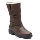 Totes Debra Women's Waterproof Riding Boots, Size: Medium (9), Med Brown