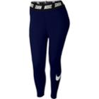 Plus Size Nike High-waisted Comfort Leggings, Women's, Size: 1xl, Blue