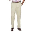 Men's Croft & Barrow&reg; Classic-fit Easy-care Stretch Flat-front Pants, Size: 40x29, Med Beige