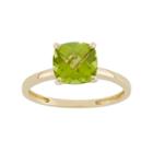 Peridot 10k Gold Ring, Women's, Size: 7, Green