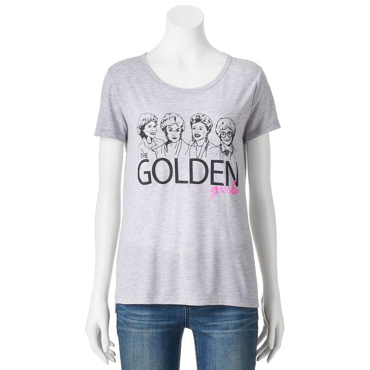 Juniors' The Golden Girls Group Image Graphic Tee, Girl's, Size: Xl, Med Grey