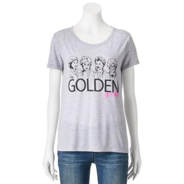 Juniors' The Golden Girls Group Image Graphic Tee, Girl's, Size: Xl, Med Grey