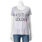 Juniors' The Golden Girls Group Image Graphic Tee, Girl's, Size: Xl, Med Grey