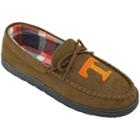 Men's Wide-width Tennessee Volunteers Microsuede Moccasins, Size: 10, Brown