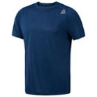 Men's Reebok Us Melange Tee, Size: Small, Dark Blue