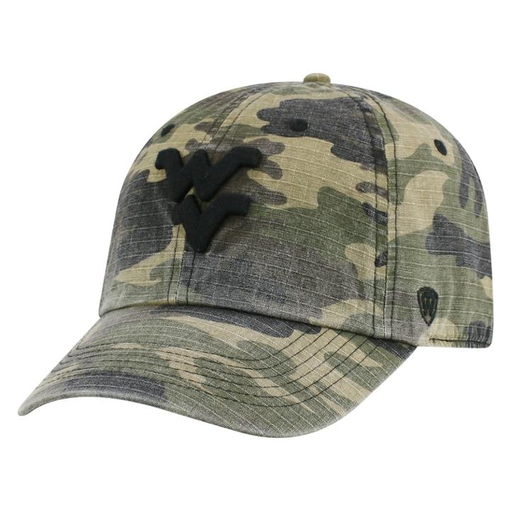 Adult Top Of The World West Virginia Mountaineers Hero Adjustable Cap, Men's, Green