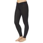 Women's Cuddl Duds Softwear With Stretch Leggings, Size: Medium, Black