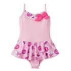 Toddler Girl Jacques Moret Glitter Ballerina Cami Skirtall Leotard, Size: 2t, Pink