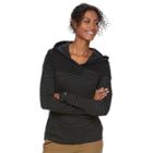Women's Columbia Harlow Hills Ii Hooded Pullover, Size: Medium, Grey (charcoal)
