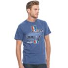 Men's Retro Ford Mustang Tee, Size: Small, Brt Blue