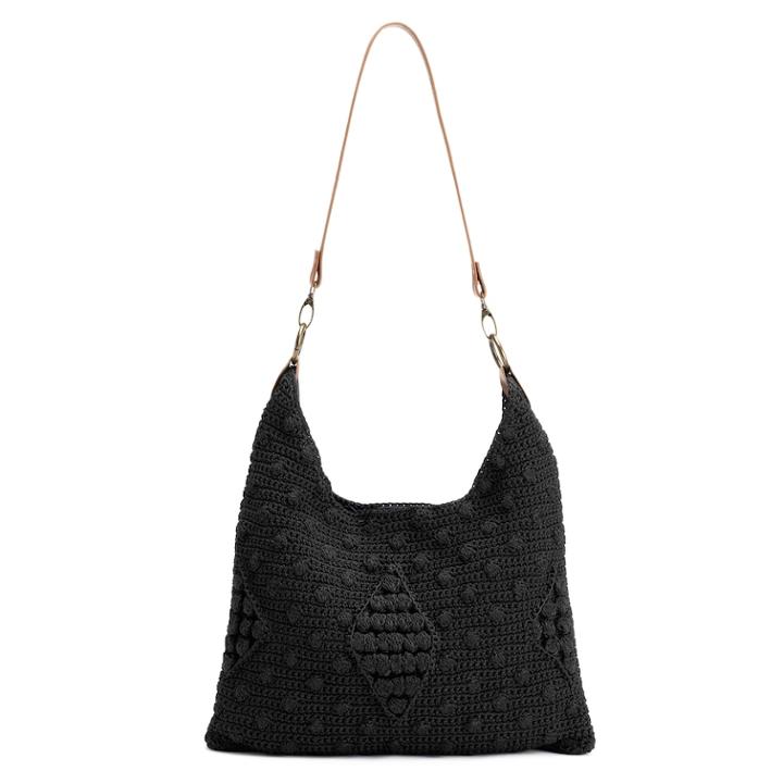 Sonoma Goods For Life&trade; Crochet Hobo, Women's, Grey (charcoal)