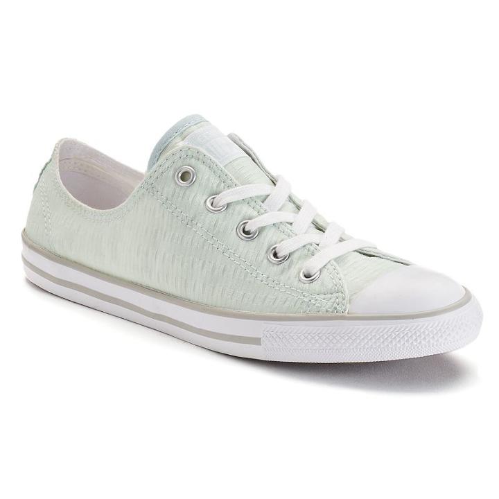 Women's Converse Chuck Taylor All Star Lace Dainty Shoes, Size: 7, Lt Green
