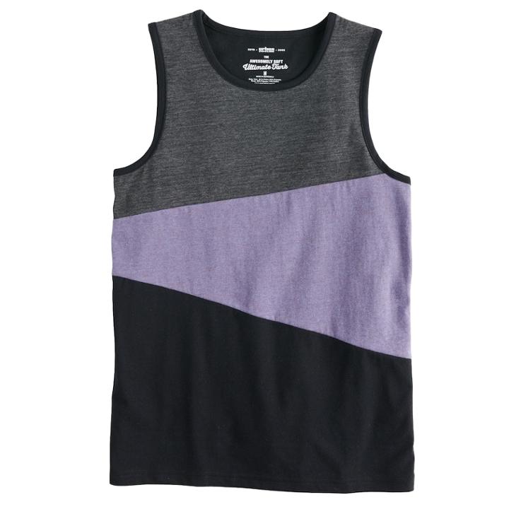 Boys 8-20 Urban Pipeline&reg; Colorblock Ultimate Tank, Size: Medium, Med Purple