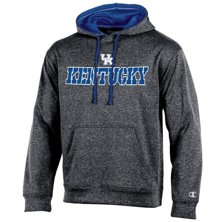 Men's Champion Kentucky Wildcats Embossed Hoodie, Size: Small, Gray