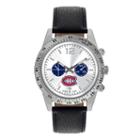 Men's Game Time Montreal Canadiens Letterman Watch, Black