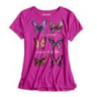 Girls 7-16 & Plus Size Mudd&reg; Short Sleeve Graphic Tee, Size: 7-8, Pink