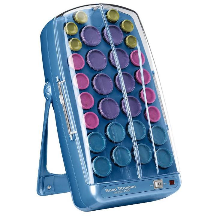 Babyliss Pro Nano Titanium Professional Ionic 30 Hair Rollers, Multicolor