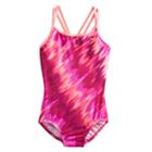 Girls 7-14 Nike Abstract One-piece Swimsuit, Girl's, Size: 10, Pink Other