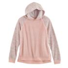 Girls 7-16 & Plus Size Cloud Chaser Fleece Pullover Hoodie, Size: 7-8, Brt Pink