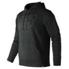 Men's New Balance Essential French Terry Pullover Hoodie, Size: Medium, Black