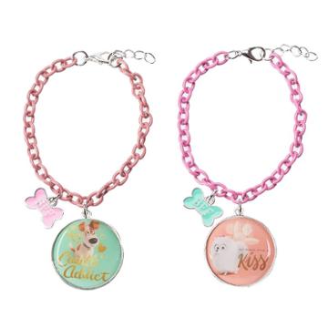 Girls 4-16 The Secret Life Of Pets Gidget & Max 2-pc. Best Friends Bracelet Set, Multicolor