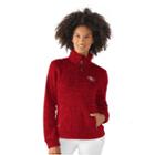 Women's San Francisco 49ers Quarter-zip Fleece Jacket, Size: Small, Red