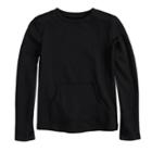 Girls 4-16 Cuddl Duds Plush Top, Size: 10-12, Black