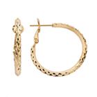 14k Gold Plated Hoop Earrings, Women's