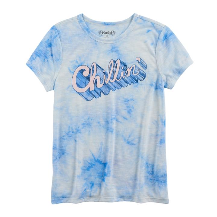 Girls 7-16 & Plus Size Mudd&reg; Graphic Tee, Size: 12, Light Blue