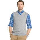 Men's Izod Solid Sweater Vest, Size: Large, Light Grey