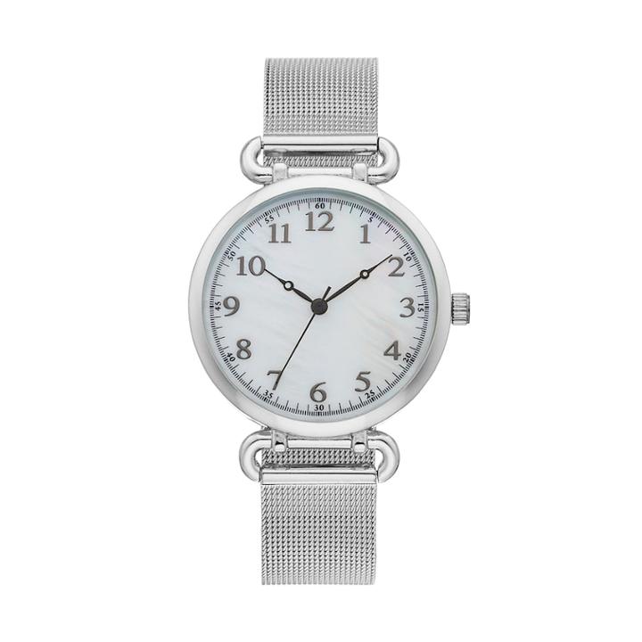 Women's Mesh Band Watch, Size: Medium, Grey