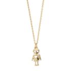 Lc Lauren Conrad Gold Tone Robot Pendant, Women's