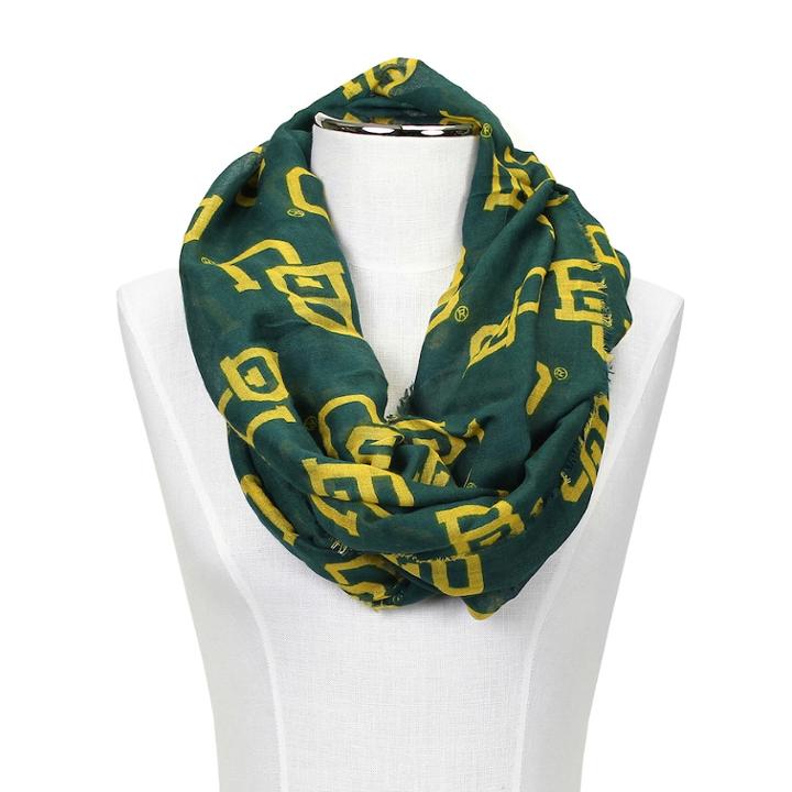 Women's Zoozatz Baylor Bears Logo Infinity Scarf, Multicolor
