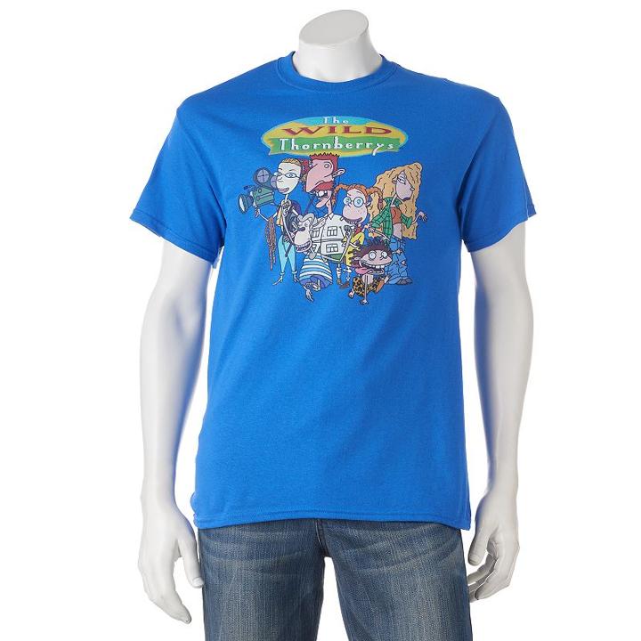 Men's The Wild Thornberrys Tee, Size: Large, Blue