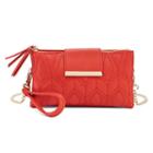 Olivia Miller Janis Quilted Flap Crossbody Bag, Women's, Red Other