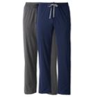 Men's Hanes 2-pk. Solid Lounge Pants, Size: Xl, Blue