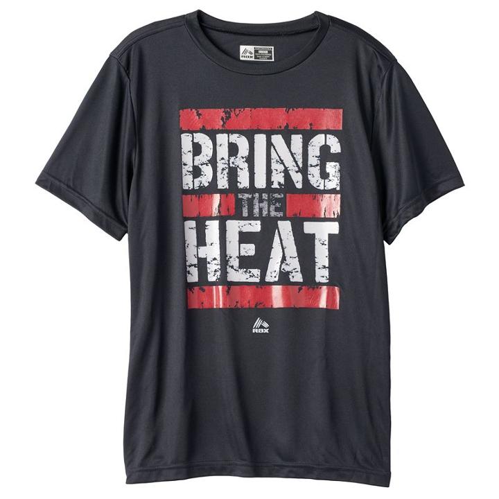 Boys 8-20 Rbx Bring The Heat Tee, Boy's, Size: M 10-12, Oxford