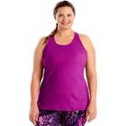 Plus Size Just My Size Racerback Tank, Women's, Size: 3xl, Drk Purple