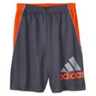 Boys 4-7x Adidas Color-blocked Logo Athletic Shorts, Boy's, Size: 4, Dark Grey