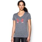 Women's Under Armour Tech Twist Short Sleeve Graphic Tee, Size: Medium, Grey Other