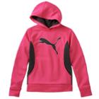 Puma, Girls 4-6x Hoodie, Girl's, Size: 6x, Brt Pink