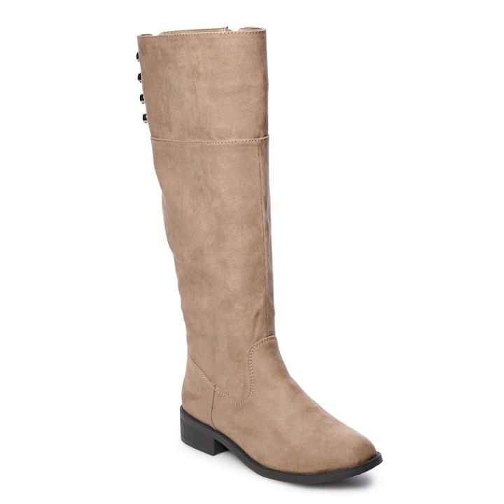 Lc Lauren Conrad Greeting Women's Tall Boots, Size: 8.5 Wc, Lt Beige