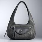 Simply Vera Vera Wang Sidekick Shoulder Bag, Women's, Med Beige
