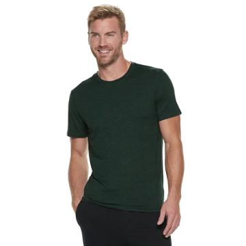 Men's Coolkeep Performance Crewneck Lounge Tee, Size: Large, Green