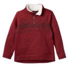 Boys 4-7x Sonoma Goods For Life&trade; Fleece-lined Fairisle Pullover Sweater, Boy's, Size: 7, Red