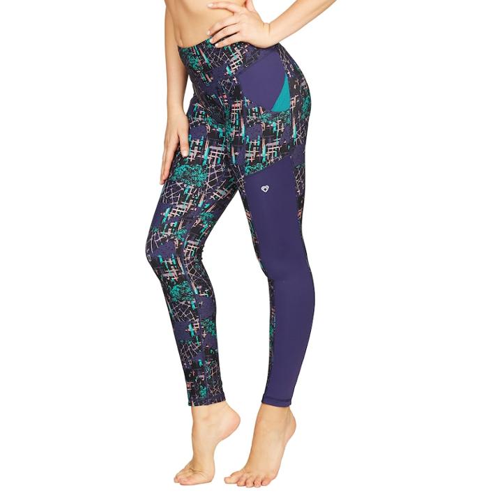 Women's Colosseum Stone Path High-waisted Ankle Leggings, Size: Medium, Brown Over